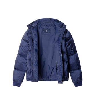 Hackett London Marinblå Essential Puffer-jacka