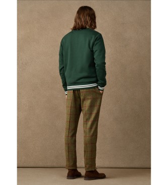 Hackett London Grüne H Varsity-Jacke