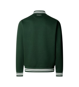 Hackett London Grüne H Varsity-Jacke