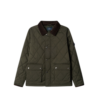 Hackett London Casaco Paddock verde caça