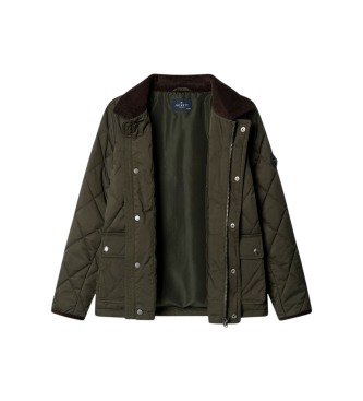 Hackett London Casaco Paddock verde caça