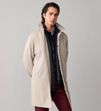 Hackett London Casaco Sloane Mac bege