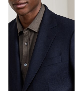 Hackett London Cash Twill marineblå jakke