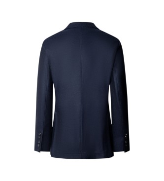 Hackett London Cash Twill marineblå jakke