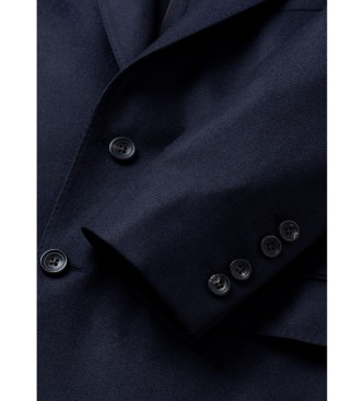 Hackett London Cash Twill marineblå jakke
