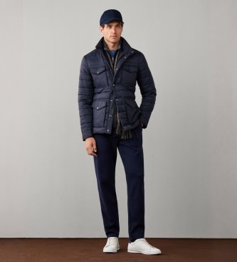 Hackett London veste matelassée légère de voyage velospeed marine