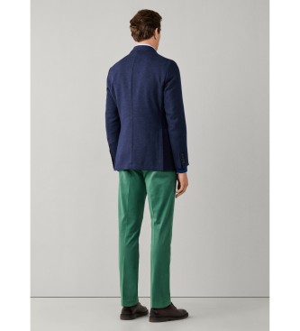 Hackett London Marine herringbone wool blazer