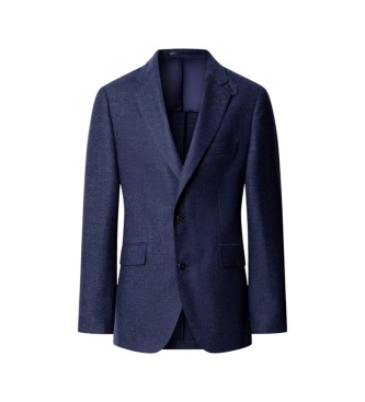 Hackett London Marine herringbone wool blazer
