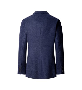 Hackett London Marine herringbone wool blazer