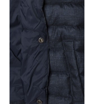Hackett London Weste Karo navy