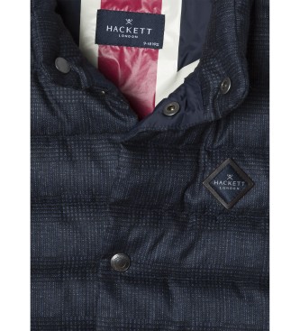 Hackett London Weste Karo navy