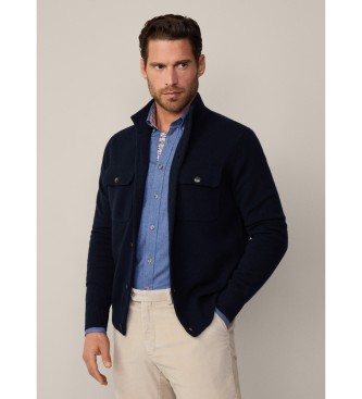 Hackett London Giacca sul petto blu scuro