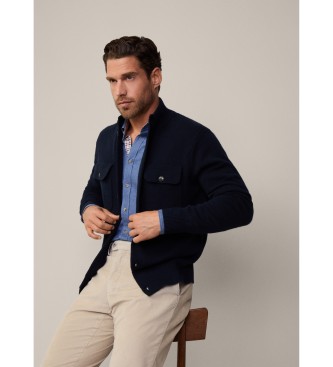 Hackett London Giacca sul petto blu scuro