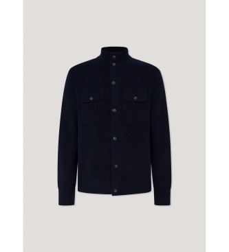 Hackett London Giacca sul petto blu scuro