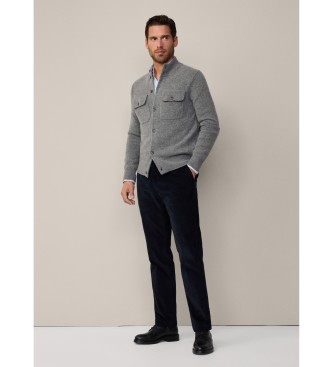 Hackett London Giacca sul petto grigia