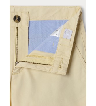 Hackett London Short Chino Short jaune pastel