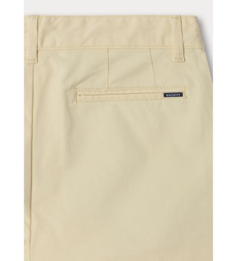 Hackett London Short Chino Short jaune pastel