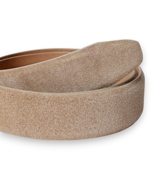 Hackett London Skärp i skinn Edge beige