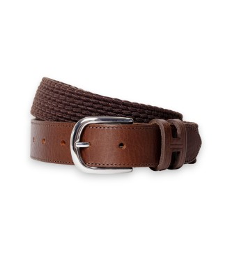 Hackett London Cinturón Parachute marrón