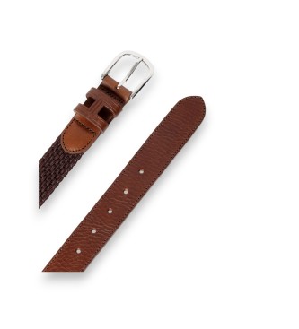 Hackett London Cinturón Parachute marrón