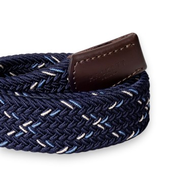 Hackett London Ceinture X Weave marine