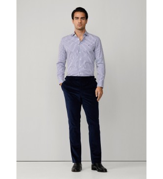 Hackett London Stadt Bengalen blaues Hemd
