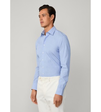 Hackett London Srajca City Eoe Texture blue