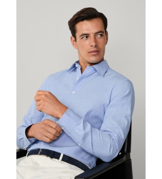 Hackett London Srajca City Eoe Texture blue