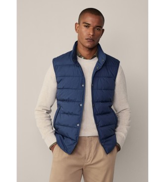 Hackett London Gilet classico blu scuro 