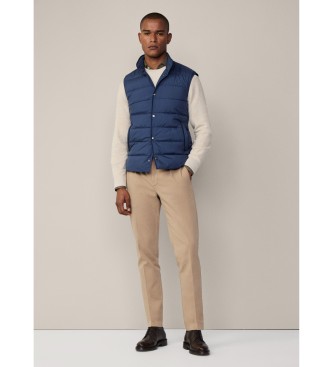 Hackett London Gilet classico blu scuro 