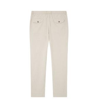 Hackett London Pantaln confeccionado en pana de algodn beige