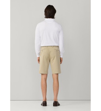 Hackett London Sanderson fit tailored beige chino bermuda 