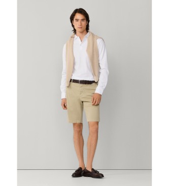 Hackett London Sanderson fit tailored beige chino bermuda 