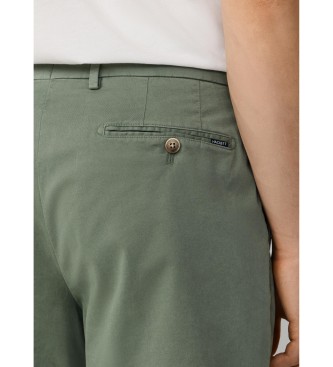Hackett London Sanderson fit tailored chino bermuda gr�n