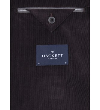 Hackett London Bruine blazer met stretchkoord