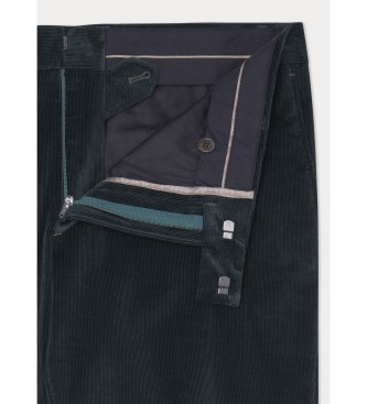 Hackett London Pantaloni in cordoncino elasticizzato verde