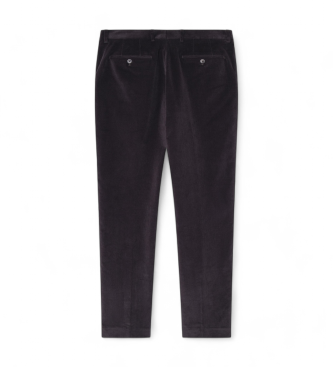 Hackett London Pantaloni in cordoncino elasticizzato marrone