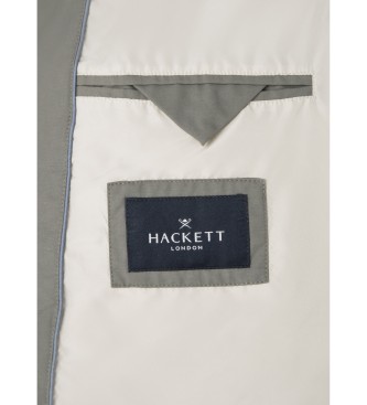 Hackett London Veste de blazer vert gris