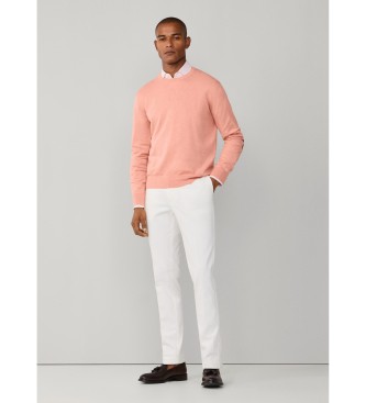 Hackett London Maglia Cash Crew corallo