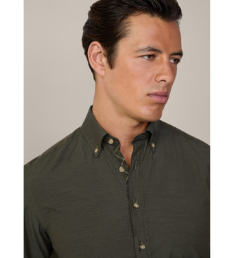 Hackett London Multi green shirt