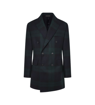 Hackett London Manteau Blackwatch navy