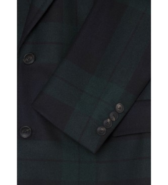 Hackett London Cappotto Blackwatch blu scuro