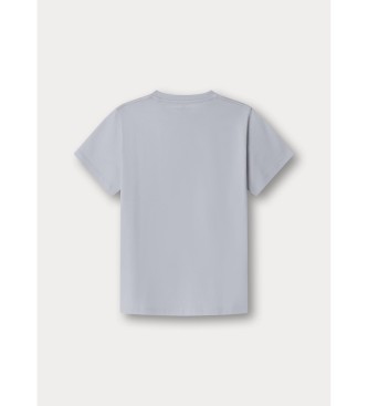 Hackett London Maglietta blu con logo a diamante