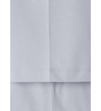 Hackett London Maglietta blu con logo a diamante