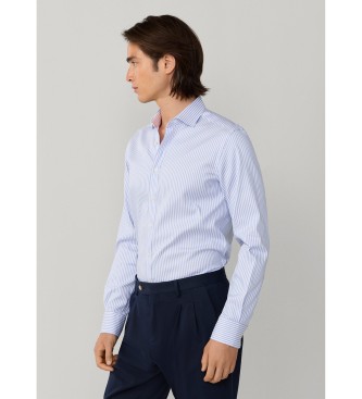 Hackett London Camisa Oxford azul Double Face Bengal Str