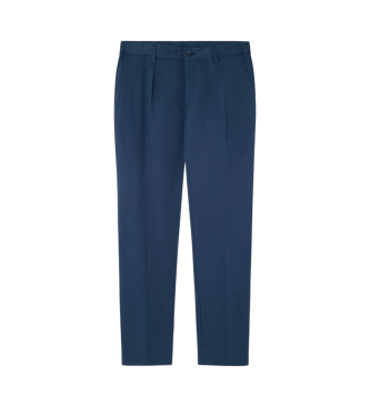 Hackett London Broek navy met koord