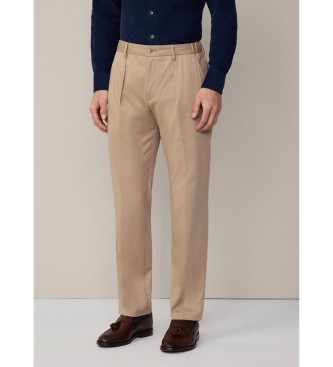 Hackett London Drawcord beige trousers