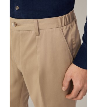 Hackett London Drawcord beige trousers