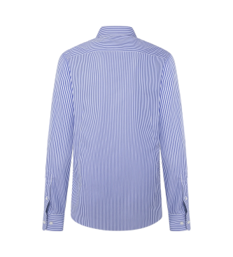 Hackett London Camisa Ess Bengal Stripe azul