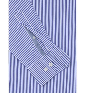 Hackett London Camisa Ess Bengal Stripe azul